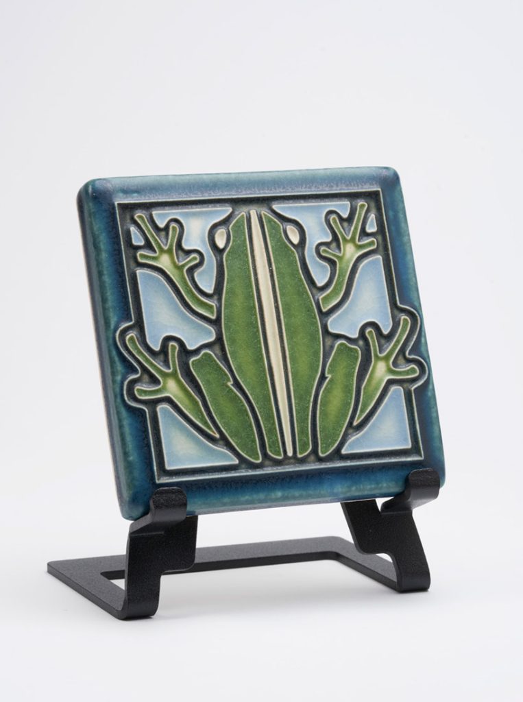 Motawi Tileworks Ceramic Frog Art Tile Grovewood Gallery