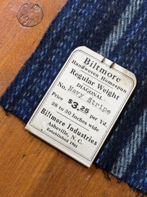 Biltmore Industries Homespun Museum Grovewood Village   BiltmoreHomespunSample 302x403 