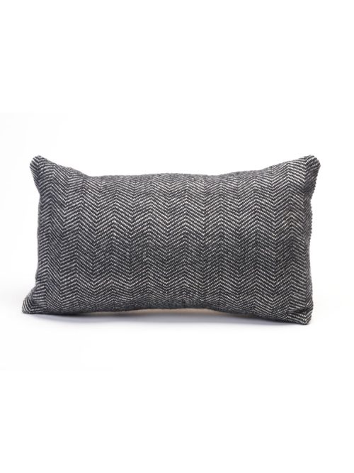 Biltmore Industries pillow in black by local textile artist Deanna Lynch.