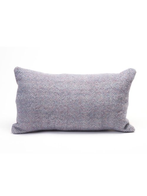 A Biltmore Industries pillow in periwinkle by Deanna Lynch.