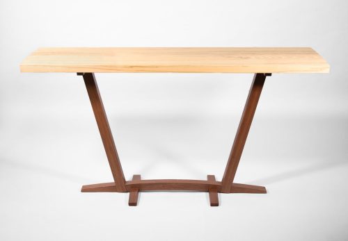 A handcrafted console table by John Parkinson.