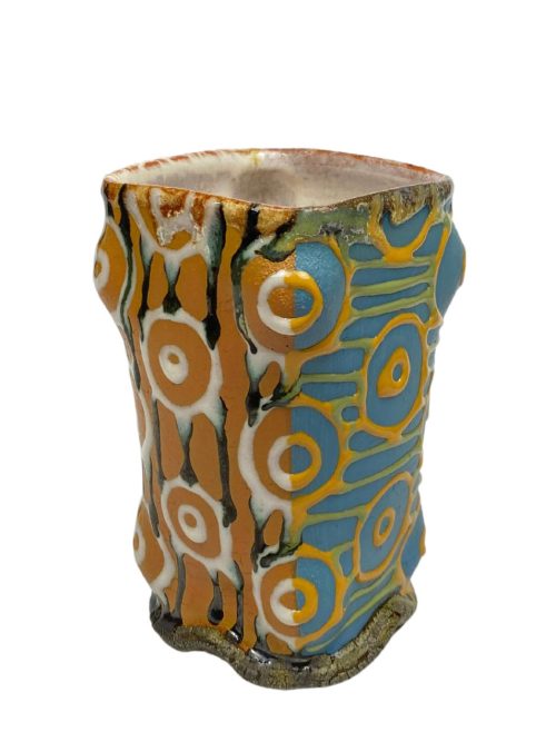 Ceramic cup by artist Ronan Kyle Peterson.