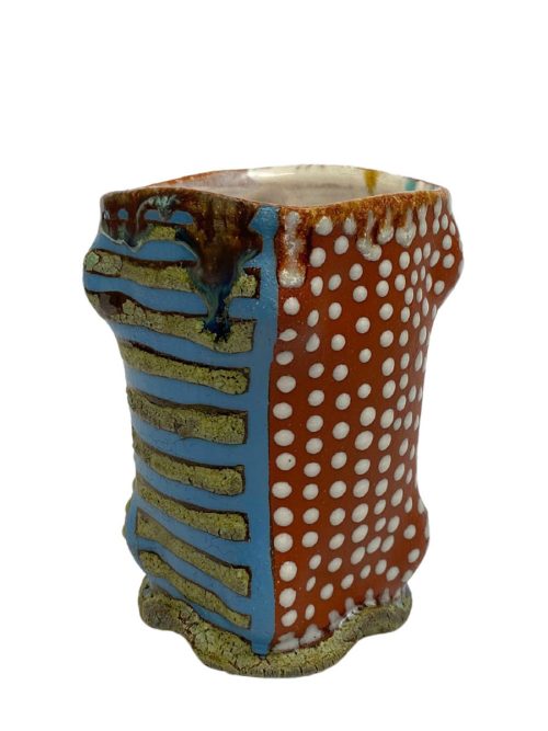 Ceramic cup by artist Ronan Kyle Peterson.