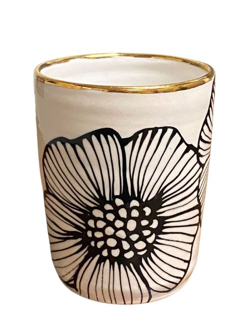 Stoneware tumbler by Nicole Hsieh.