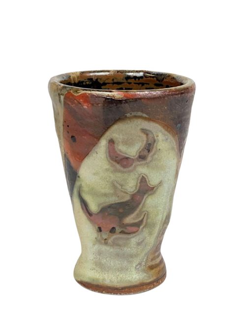 Tall ceramic tumbler by Ken Sedberry.