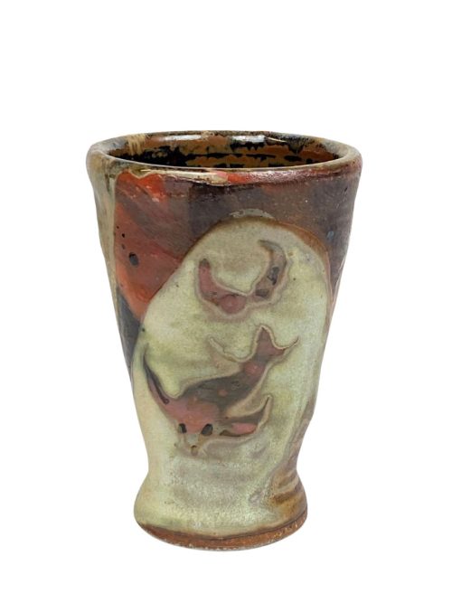 Tall ceramic tumbler by Ken Sedberry.