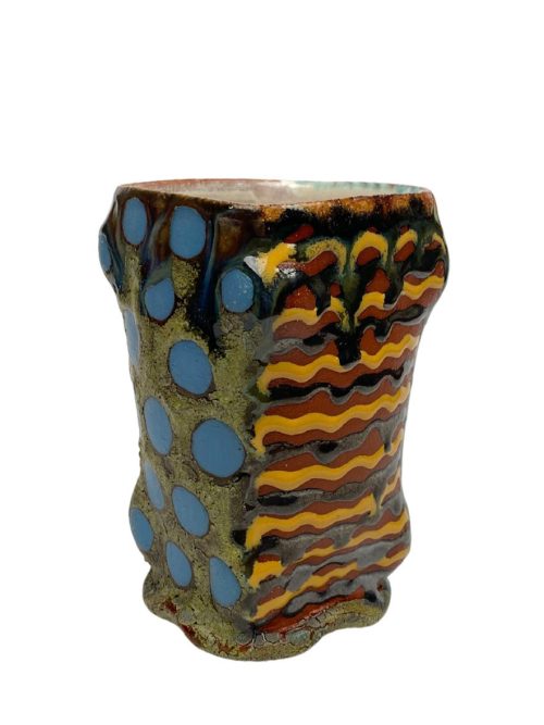 Handmade ceramic cup by Ronan Kyle Peterson.