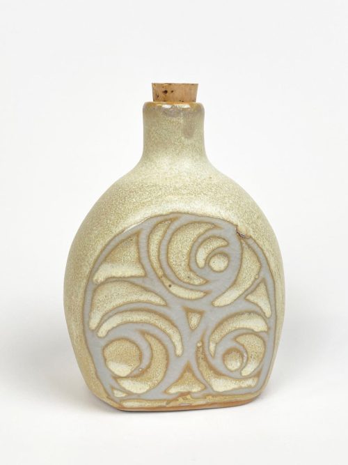 Small ceramic flask by Julie Covington.