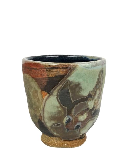 Small ceramic tumbler by artist Ken Sedberry.