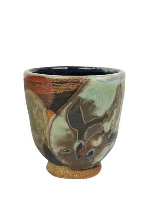 Small ceramic tumbler by artist Ken Sedberry.