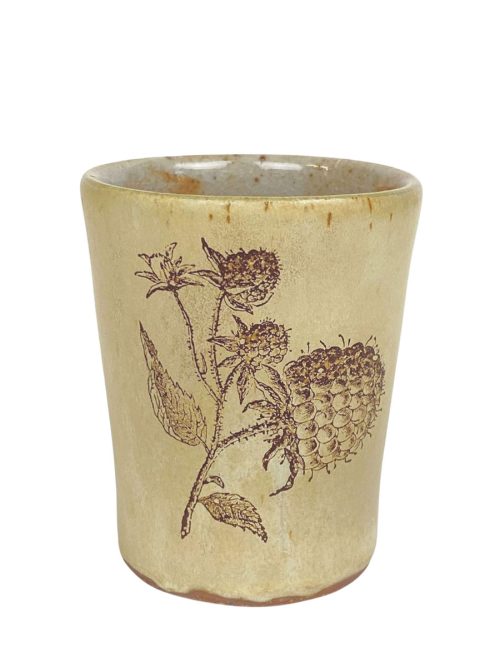 Ceramic story cup by local artist Julie Covington.