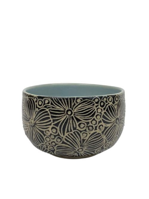 Ceramic treat bowl handmade by Tangled Studios.