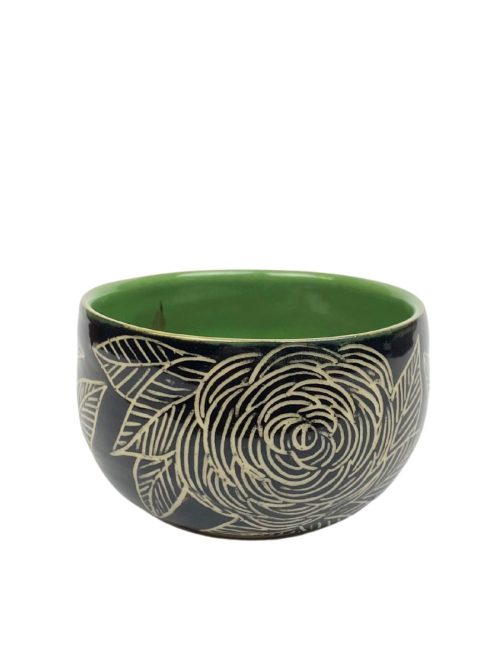 Handmade ceramic treat bowl by Tangled Studios.